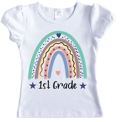 Back to School Rainbow Girls Shirt