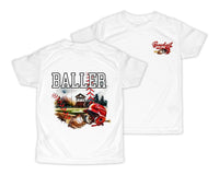 Baller Baseball Personalized Short or Long Sleeves Shirt - Sew Lucky Embroidery