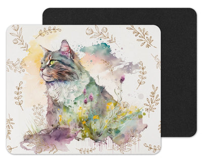 Boho Cat Mouse Pad