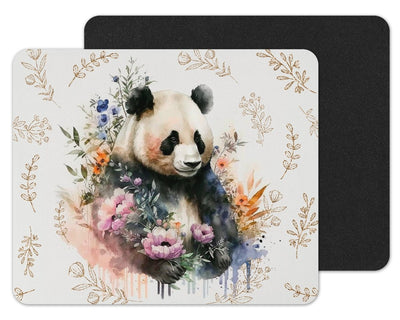 Boho Panda Bear Mouse Pad