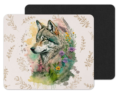 Boho Wolf Mouse Pad