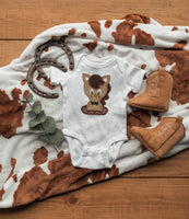 Cute Horse Boy Patch with Bow Tie Embroidered Pony Patch for Baby Boys Jackets, Farm Outfits, or Nursery Decor Iron-On or Sew-On - Sew Lucky Embroidery