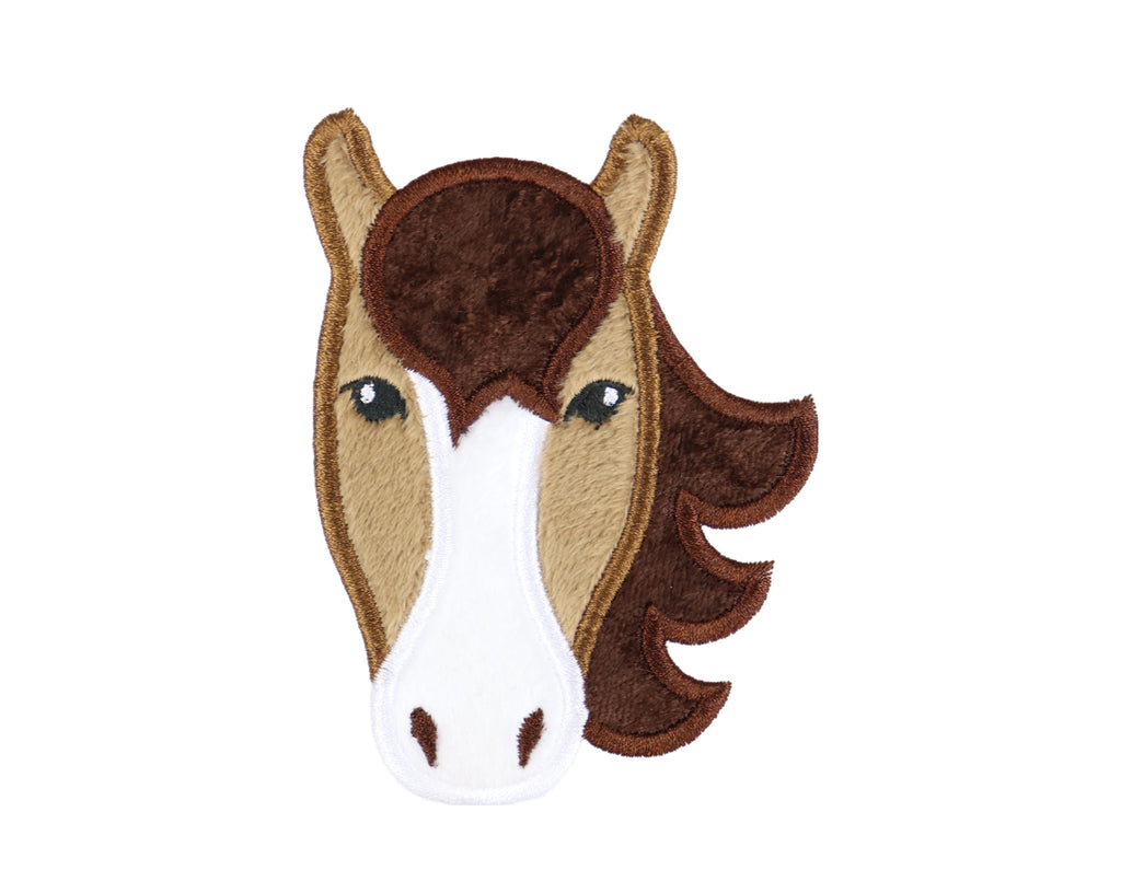 Boy Horse Head Patch - Sew Lucky Embroidery