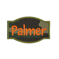 Camo Name Patch - Sew Lucky Embroidery