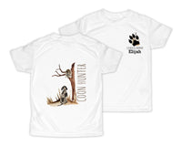 Coon Hunting Personalized Short or Long Sleeves Shirt - Sew Lucky Embroidery