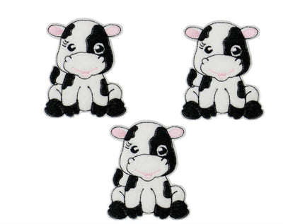 Cow Uncut Felties (set of 3)