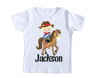 Cowboy Personalized Western Shirt - Sew Lucky Embroidery