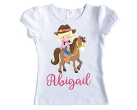 Cowgirl Personalized Western Shirt - Sew Lucky Embroidery