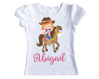 Cowgirl Personalized Western Shirt - Sew Lucky Embroidery