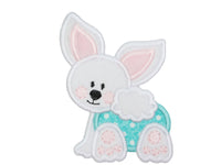 Crawling Baby Bunny Easter Patch in your choice of Sew or Iron on - Sew Lucky Embroidery