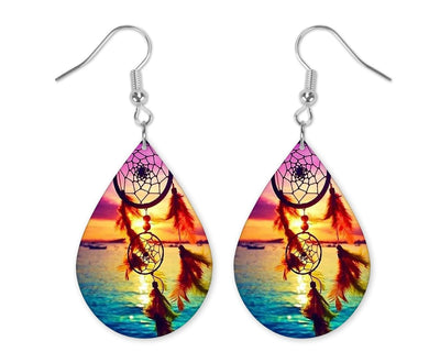 Dream Catcher at Sunset Earrings