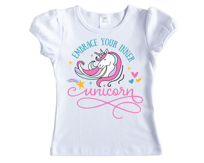 Embrace your inner Unicorn Girls Shirt