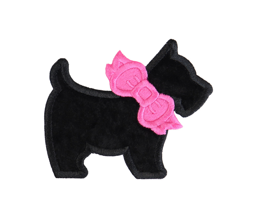 Scotty Dog Patch - Sew Lucky Embroidery