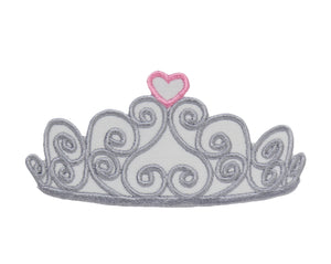 Tiara Princess Crown Patch - Sew Lucky Embroidery