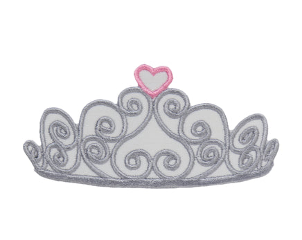 Tiara Princess Crown Patch - Sew Lucky Embroidery