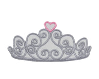Tiara Princess Crown Patch - Sew Lucky Embroidery