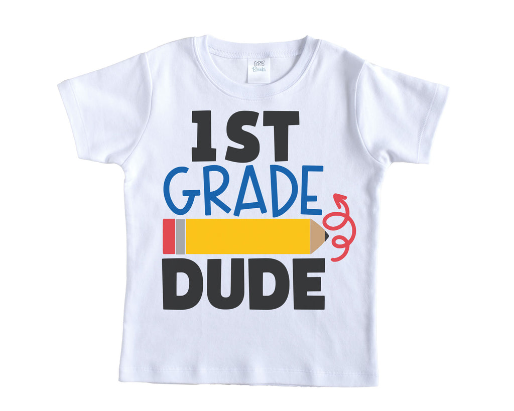 Back to School Dude Shirt - Sew Lucky Embroidery