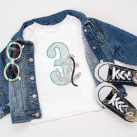 Anchor Birthday Number Patch - Sew Lucky Embroidery