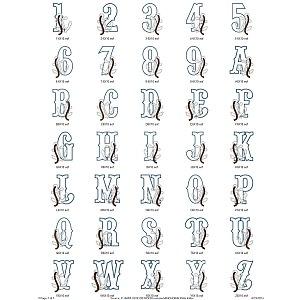 Anchor Birthday Number Patch - Sew Lucky Embroidery