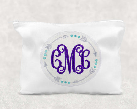 Arrows Monogram Patch - Sew Lucky Embroidery