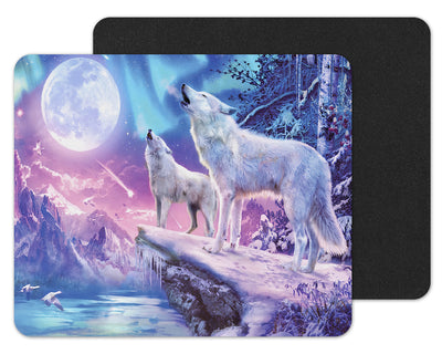 Arctic Wolves Mouse Pad