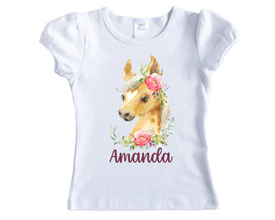 Baby Horse Personalized Short or Long Sleeves Shirt