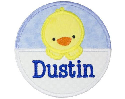 Baby Boy Easter Chick Personalized Patch - Sew Lucky Embroidery