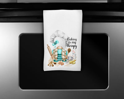Baking Gnome Waffle Weave Microfiber Kitchen Towel