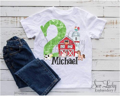 Barn Custom Birthday Personalized Shirt