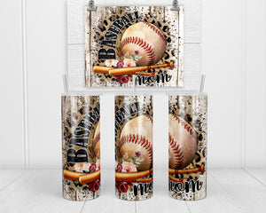Baseball Mom 20 oz insulated tumbler - Sew Lucky Embroidery