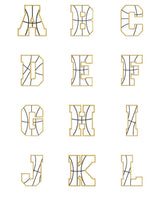 basketball letters chart 1