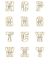 basketball letters chart 4