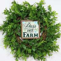 Bless this Farm Tier Tray Sign - Sew Lucky Embroidery