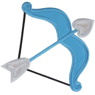 Bow and Arrow Sew or Iron on Embroidered Patch