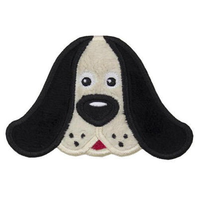 Boy Hound Dog Football Sew or Iron on Embroidered Patch