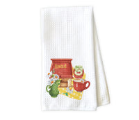Bread Box Waffle Weave Microfiber Kitchen Towel - Sew Lucky Embroidery