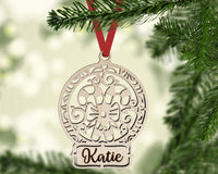Candy cane ornament sample