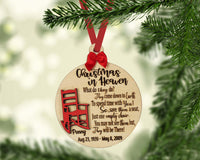 Christmas in Heaven Memorial Ornament - Sew Lucky Embroidery