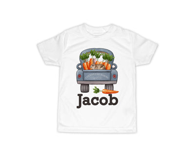 Cottontail Farms Carrot Truck Personalized Short or Long Sleeves Shirt