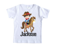 Cowboy Personalized Western Shirt - Sew Lucky Embroidery