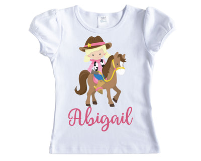 Cowgirl Personalized Western Shirt