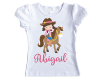 Cowgirl Personalized Western Shirt - Sew Lucky Embroidery