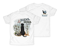 Ducks Dogs and Decoys Personalized Short or Long Sleeves Shirt - Sew Lucky Embroidery