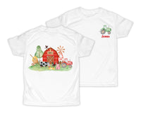 Farm Barn Personalized Short or Long Sleeves Shirt - Sew Lucky Embroidery