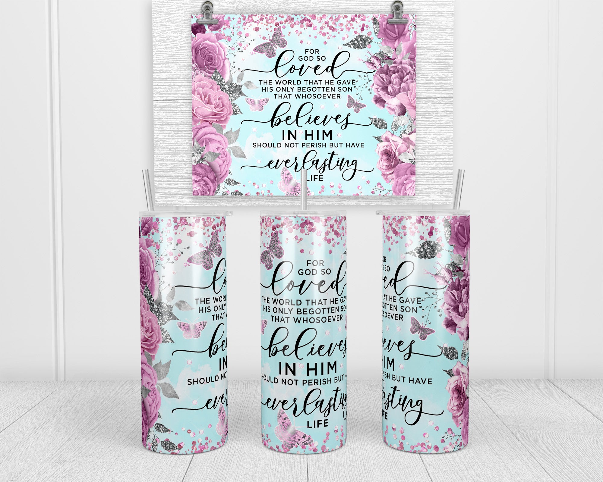 Floral Tumblers