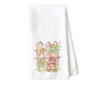 Grow with Grace Waffle Weave Microfiber Kitchen Towel - Sew Lucky Embroidery