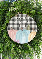 Happy Fall Y'all Door Hanger - Sew Lucky Embroidery