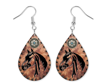 Horse Head Earrings