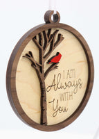 I Am Always With You Christmas Memorial Ornament - Sew Lucky Embroidery