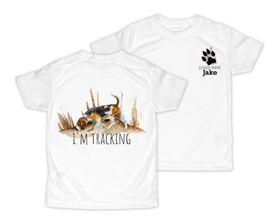 I'm Tracking Beagle Personalized Short or Long Sleeves Shirt